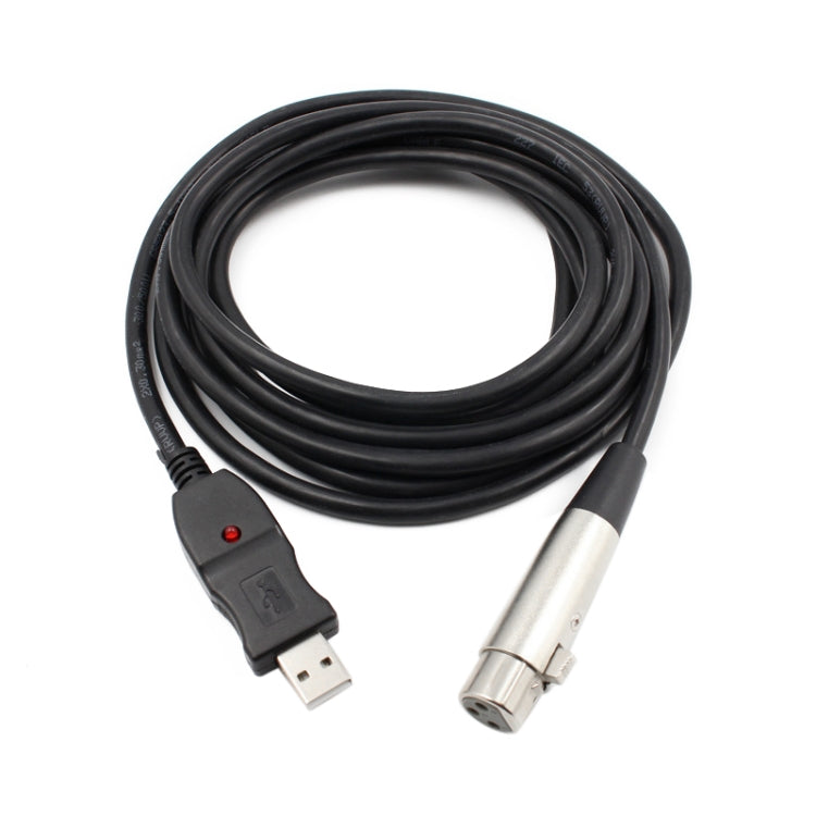 สายไมโครโฟน USB ความยาวสายเคเบิล: 3.5 ม, Length: 3.5M