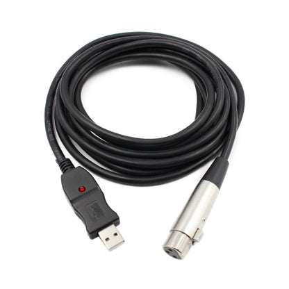 สายไมโครโฟน USB ความยาวสายเคเบิล: 3.5 ม, Length: 3.5M