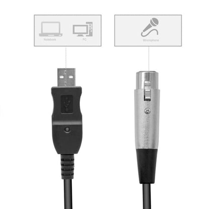 สายไมโครโฟน USB ความยาวสายเคเบิล: 3.5 ม, Length: 3.5M