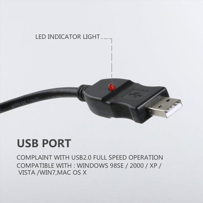สายไมโครโฟน USB ความยาวสายเคเบิล: 3.5 ม, Length: 3.5M