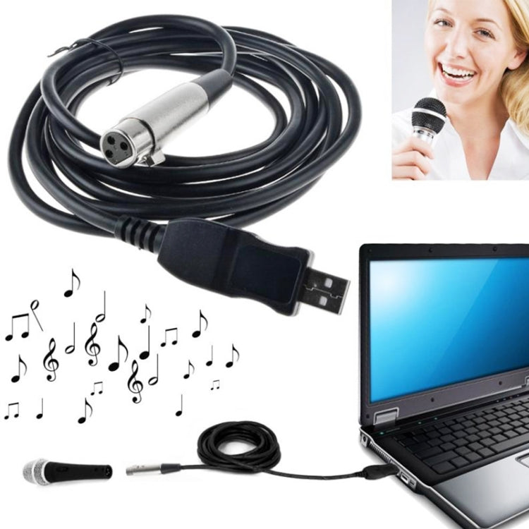 สายไมโครโฟน USB ความยาวสายเคเบิล: 3.5 ม, Length: 3.5M