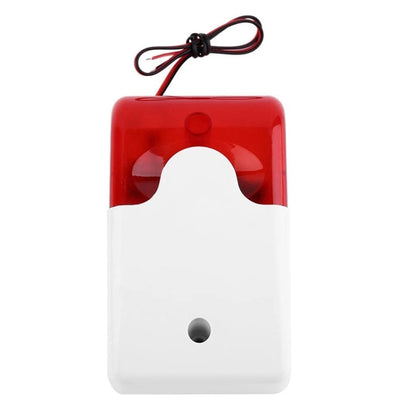 ไซเรน Strobe สีแดงแบบมีสายขนาดเล็กสำหรับสัญญาณกันขโมย, Mini