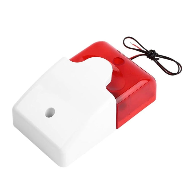 ไซเรน Strobe สีแดงแบบมีสายขนาดเล็กสำหรับสัญญาณกันขโมย, Mini