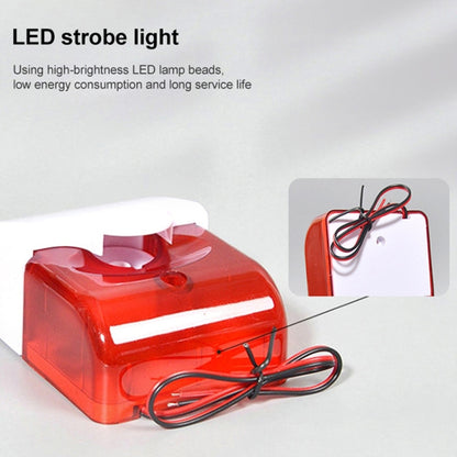 ไซเรน Strobe สีแดงแบบมีสายขนาดเล็กสำหรับสัญญาณกันขโมย, Mini