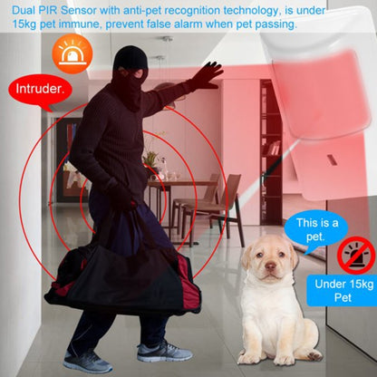 PA-461 ม่านอินฟราเรดแบบมีสายแบบพาสซีฟ PIR Motion Detector Sensor Alarm