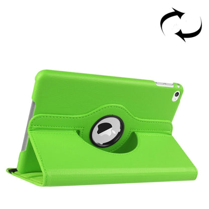 เคสหนังอัจฉริยะหมุนได้ 360 องศาเนื้อลิ้นจี่พร้อมที่วางสำหรับ iPad mini 4 / mini 5
