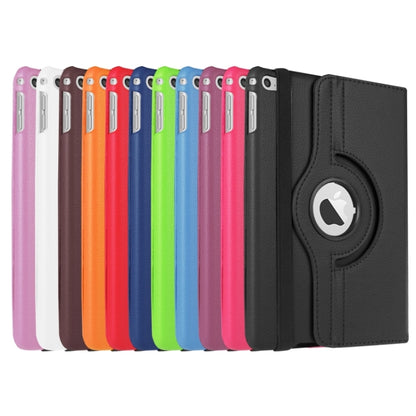 เคสหนังอัจฉริยะหมุนได้ 360 องศาเนื้อลิ้นจี่พร้อมที่วางสำหรับ iPad mini 4 / mini 5