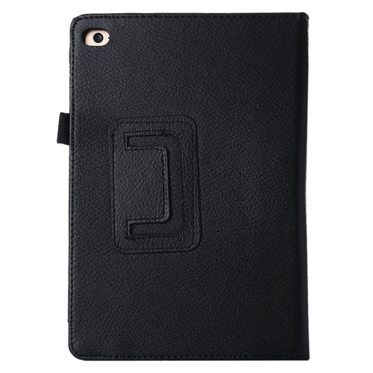 เคสหนัง PU แบบพลิกแนวนอนเนื้อลิ้นจี่พร้อมที่วางสำหรับ iPad mini 4, For iPad mini 4