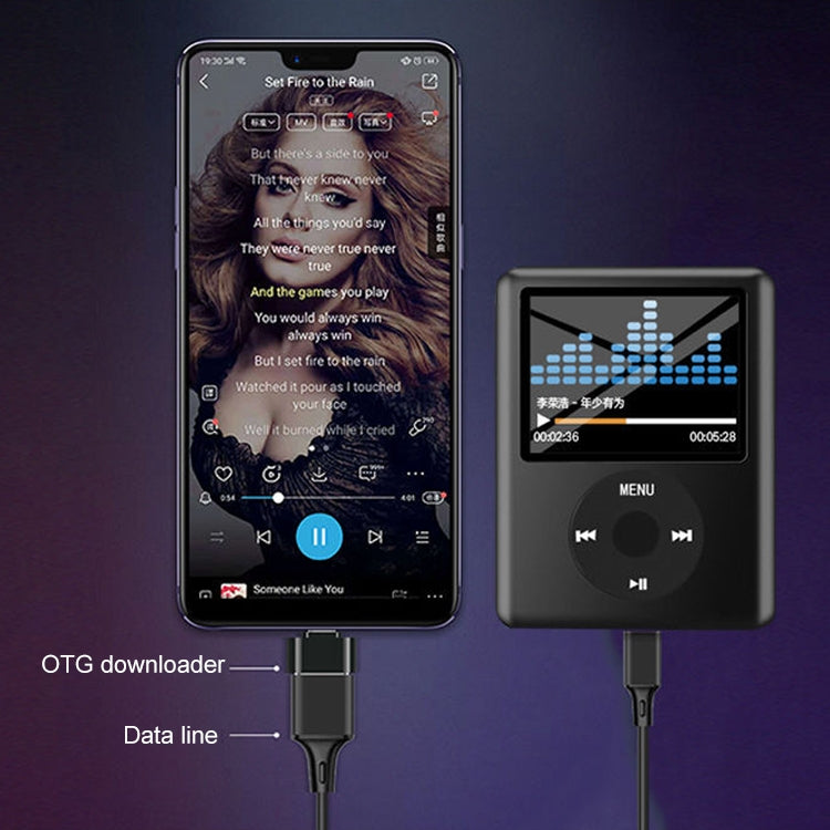 เครื่องเล่น MP4 หน้าจอ TFT ขนาด 1.8 นิ้ว พร้อมช่องเสียบการ์ด TF, รองรับเครื่องบันทึก, วิทยุ FM, E-Book และปฏิทิน