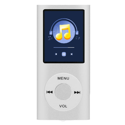 เครื่องเล่น MP4 โลหะหน้าจอ TFT ขนาด 1.8 นิ้ว พร้อมช่องเสียบการ์ด TF รองรับเครื่องบันทึก วิทยุ FM E-Book และปฏิทิน, MP4 Player