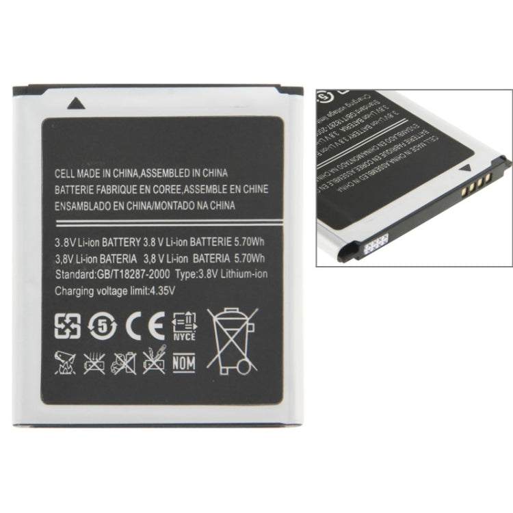 สำหรับ Galaxy SIII mini/i8190 1500 mAh Li - Ion แบตเตอรี่, Neutral 1500mAh