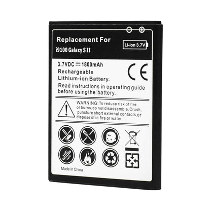 สำหรับ Galaxy S2 / i9100 1800mAh แบตเตอรี่ลิเธียมไอออนแบบรีชาร์จ, Neutral 1800mAh