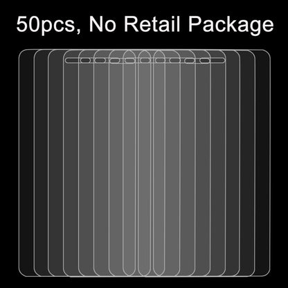 50 ชิ้นสำหรับ Huawei P9 0.26mm 9H ความแข็งพื้นผิว 2.5D ฟิล์มกระจกนิรภัยป้องกันการระเบิดไม่มีแพ็คเกจขายปลีก, 50pcs No Retail Package