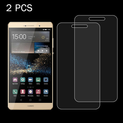 2 ชิ้นสำหรับ Huawei P8 0.26mm 9H ความแข็งพื้นผิว 2.5D ฟิล์มกระจกนิรภัยป้องกันการระเบิด, 2pcs