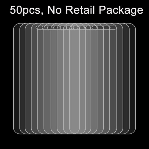50 ชิ้นสำหรับ Huawei P8 0.26mm 9H ความแข็งพื้นผิว 2.5D ฟิล์มกระจกนิรภัยป้องกันการระเบิดไม่มีแพ็คเกจขายปลีก, 50pcs No Retail Package