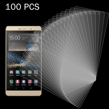 50 ชิ้นสำหรับ Huawei P8 Max 0.26mm 9H ความแข็งพื้นผิว 2.5D ฟิล์มกระจกนิรภัยป้องกันการระเบิดไม่มีแพ็คเกจขายปลีก, For Huawei P8 Max (100 PCS)