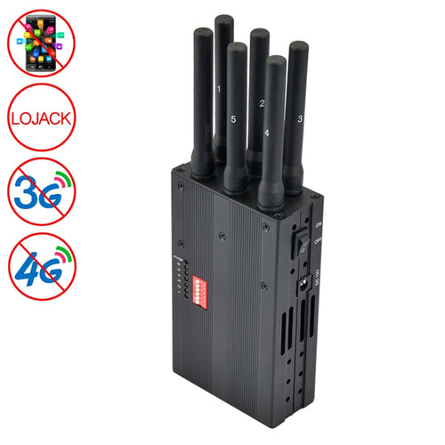 GSM / CDMA / DCS / PCS / 3G / 4G / LOJACK เครื่องตัดสัญญาณโทรศัพท์มือถือ / Jammer / Isolator, ความครอบคลุม: 20 เมตร (JAX-121A-6A), GSM / CDMA / DCS / PCS / 3G / 4G / LOJACK