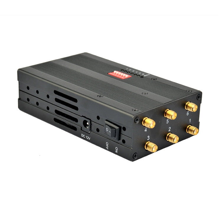 GSM / CDMA / DCS / PCS / 3G / Wifi / GPS / LOJACK เครื่องตัดสัญญาณโทรศัพท์มือถือ / Jammer / Isolator ความครอบคลุม: 20 เมตร (JAX-121A-6C), GSM / CDMA / DCS / PCS / 3G / Wifi / GPS / LOJACK