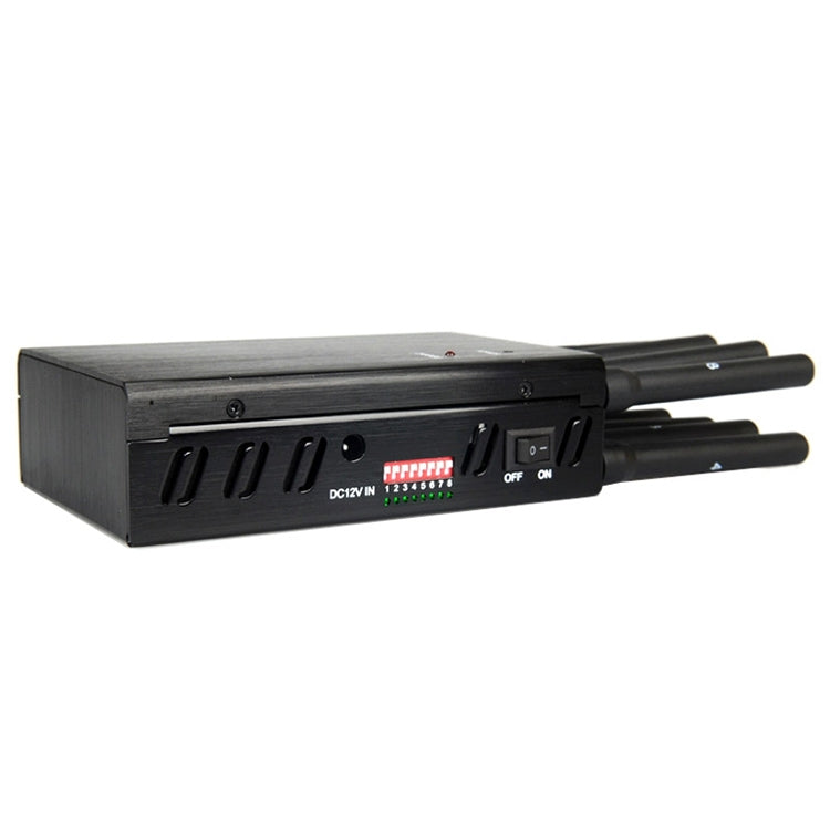 JAX-121A-8 GSM / DCS / WiFi / 3G / 4G / GPS / LOJACK เครื่องแยกสัญญาณโทรศัพท์มือถือ ระยะครอบคลุม: 20 เมตร, GSM / DCS / WiFi / 3G / 4G / GPS / LOJACK