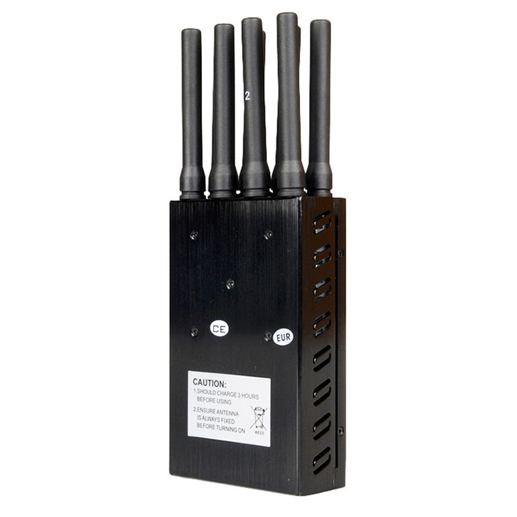 JAX-121A-8 GSM / DCS / WiFi / 3G / 4G / GPS / LOJACK เครื่องแยกสัญญาณโทรศัพท์มือถือ ระยะครอบคลุม: 20 เมตร, GSM / DCS / WiFi / 3G / 4G / GPS / LOJACK