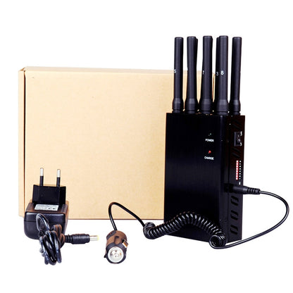 JAX-121A-8 GSM / DCS / WiFi / 3G / 4G / GPS / LOJACK เครื่องแยกสัญญาณโทรศัพท์มือถือ ระยะครอบคลุม: 20 เมตร, GSM / DCS / WiFi / 3G / 4G / GPS / LOJACK