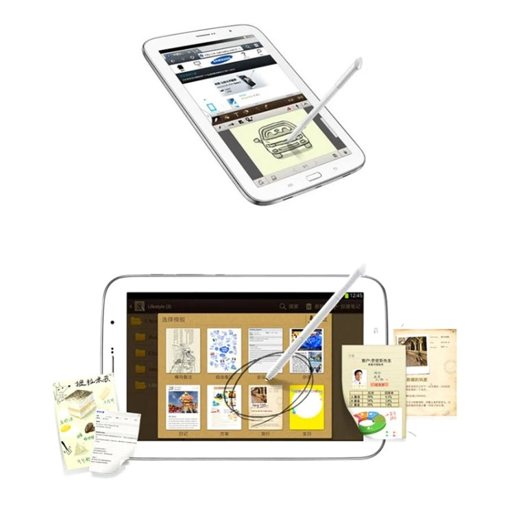 ปากกา S Pen / ปากกาสไตลัสที่ไวต่อแรงกดอัจฉริยะสำหรับ Samsung Galaxy Note 8.0 / N5100 / N5110