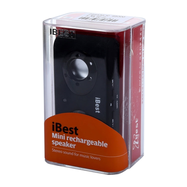 iBest ลำโพงสเตอริโอแบบพกพาแบบชาร์จไฟได้