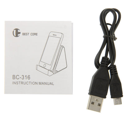 Wireless Magic Audio ขยายที่วางลำโพงเหนี่ยวนำสำหรับ iPhone 5 และ 5S และ 5C / 4 และ 4S (สีดำ)