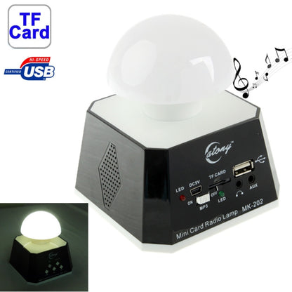 CT-0019 ลำโพงมีไฟ LED หลายดวง พร้อมวิทยุ FM รองรับการ์ด TF