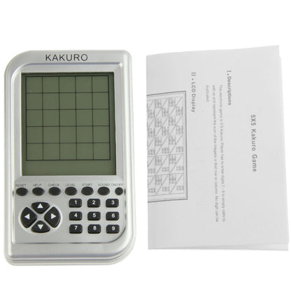 5 x 5 เกมอิเล็กทรอนิกส์ Kakuro เครื่อง Squared หน้าจอขนาดใหญ่, Nine Palaces Sudoku Game Machine