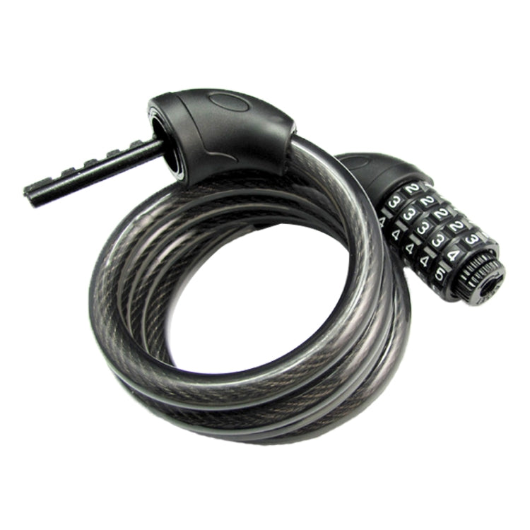 แถบล็อคลวดเหล็กจักรยานรถจักรยานยนต์ 5 หลัก, 5 Digits Steel Wire Lock