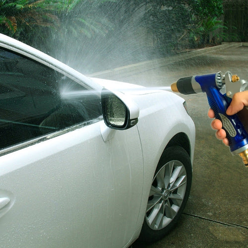 KANEED ท่อน้ำแรงดันสูงหัวฉีดทองแดงหัวปืนฉีดน้ำสำหรับล้างรถบ้าน, Water Hose