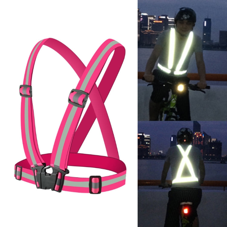 เสื้อชูชีพสะท้อนแสงแบบยืดหยุ่นสำหรับขี่กลางคืน