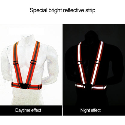 เสื้อชูชีพสะท้อนแสงแบบยืดหยุ่นสำหรับขี่กลางคืน