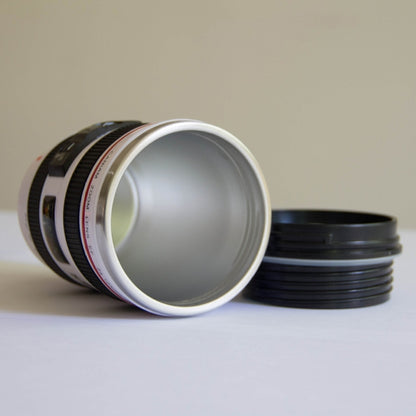 400ML เลนส์กล้องถ้วยแก้ว Caniam EF 24-105 มม.F4 ถ้วยกาแฟนมเป็นของขวัญ, 400ML, Camera Lens Cup