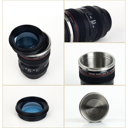 400ML เลนส์กล้องถ้วยแก้ว Caniam EF 24-105 มม.F4 ถ้วยกาแฟนมเป็นของขวัญ, 400ML, Camera Lens Cup