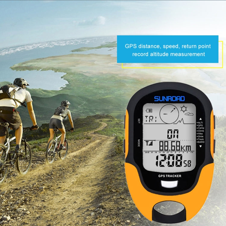 เครื่องวัดความสูงดิจิตอลมัลติฟังก์ชั่น SUNROAD LCD พร้อมเข็มทิศและบารอมิเตอร์ & เครื่องวัดอุณหภูมิ & ไฮโกรมิเตอร์ & พยากรณ์อากาศ & ไฟฉาย LED และนาฬิกา, Multifunction