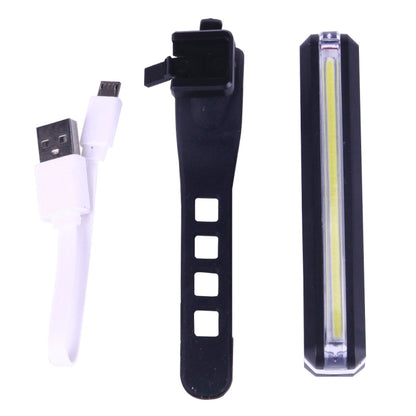 RPL-2266 5 โหมด 100LM USB ชาร์จจักรยาน COB LED ไฟท้าย, RPL-2266(White Light)