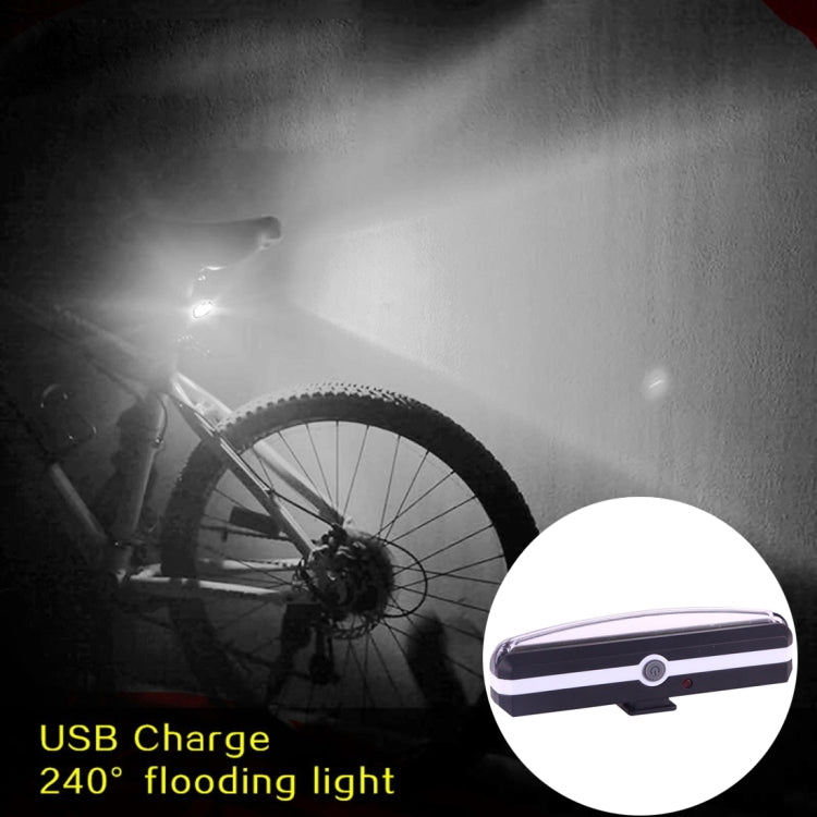 RPL-2266 5 โหมด 100LM USB ชาร์จจักรยาน COB LED ไฟท้าย, RPL-2266(White Light)