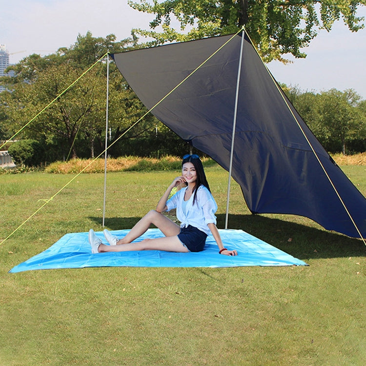 ผ้ากันน้ำ Oxford 420D วัสดุ Oxford แคมป์ปิ้ง เต็นท์ชายหาดปิคนิคหลังคาผ้าใบกันน้ำ (ขนาด: 215x215 ซม.), 215x215cm Amry Green, 215x215cm Grey, 215x215cm Blue, 215x215cm Orange