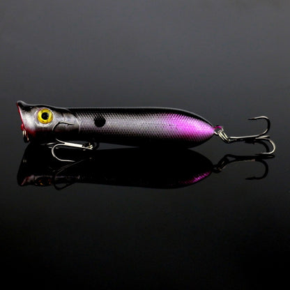 8 ซม. ปากกุ้งประเภทน้ำผิว Popper Lure ตีคลื่นน้ำปีนเหยื่อตกปลา, การจัดส่งสีแบบสุ่ม, 8cm Shrimp Mouth Type