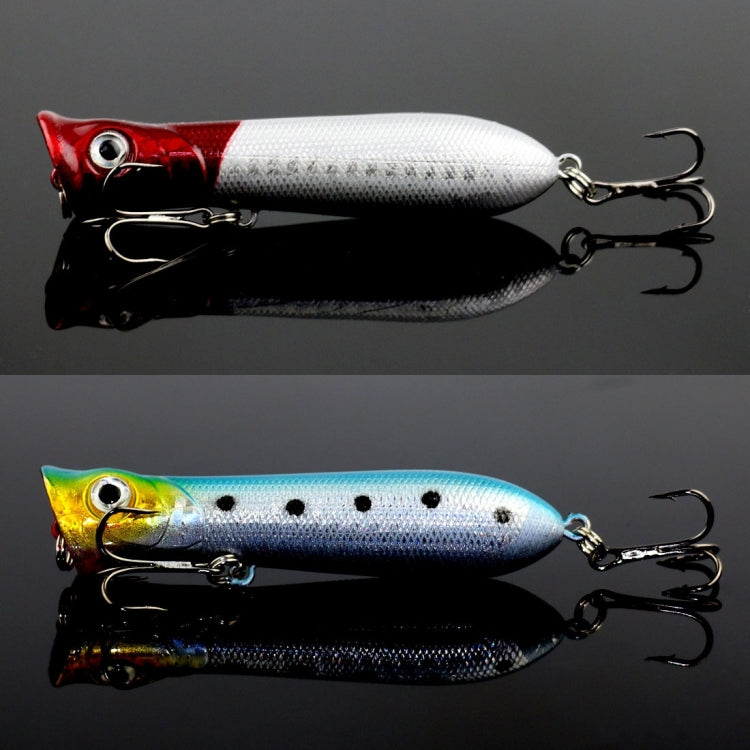 8 ซม. ปากกุ้งประเภทน้ำผิว Popper Lure ตีคลื่นน้ำปีนเหยื่อตกปลา, การจัดส่งสีแบบสุ่ม, 8cm Shrimp Mouth Type