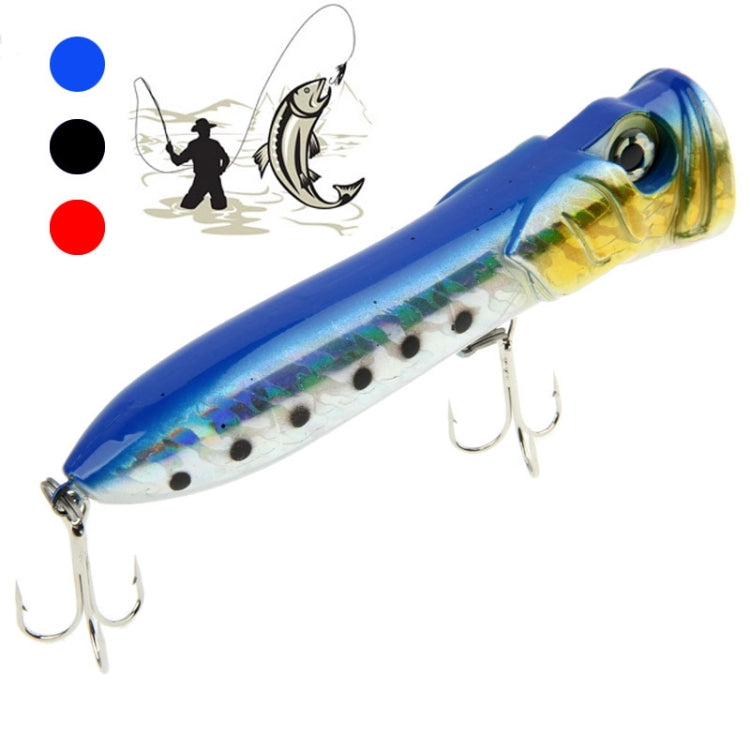 ปากกุ้งประเภทน้ำผิว Popper Lure ตีคลื่นน้ำปีนเหยื่อตกปลา, การจัดส่งสีแบบสุ่ม, Shrimp Mouth Type