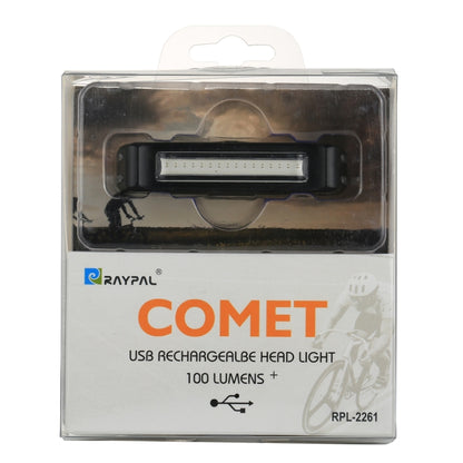 RPL-2261 ไฟหน้าแบบชาร์จไฟได้ 100 Lumens USB พร้อมตัวยึด