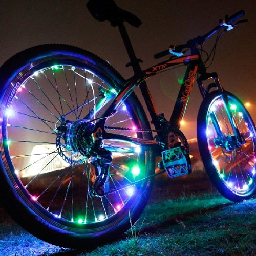 ซี่ล้อจักรยานไฟ LED ตกแต่งบทความแถบแถบไฟ LED 15 ดวง, 15 LEDs