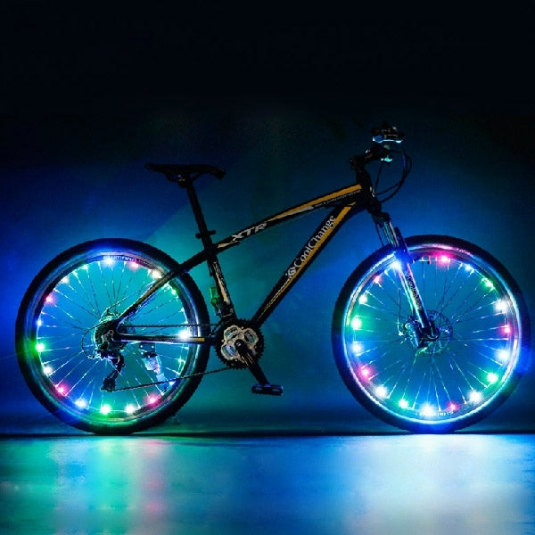 ซี่ล้อจักรยานไฟ LED ตกแต่งบทความแถบแถบไฟ LED 15 ดวง, 15 LEDs
