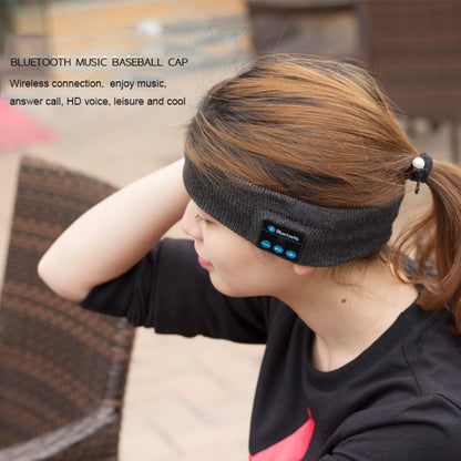 My-Call Bluetooth V5.0 Headsfree Sport ที่คาดผมสำหรับฟังเพลงสำหรับ iPhone 6 & 6s / iPhone 5 & 5S / iPhone 4 & 4S และอุปกรณ์ Bluetooth อื่น ๆ, usic Headwear Black, Music Headwear Dark Gray, Music Headwear Grey