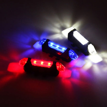 AQY-093 ไฟท้ายจักรยาน LED แบบชาร์จ USB ที่ถอดออกได้