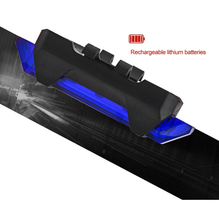 AQY-093 ไฟท้ายจักรยาน LED แบบชาร์จ USB ที่ถอดออกได้