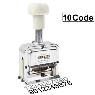 เครื่องกำหนดหมายเลขอัตโนมัติวัสดุโลหะประสิทธิภาพสูง (10 รหัส), 10 Code